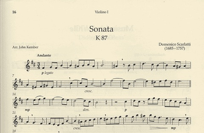 Kember, J. (arr): Baroque Pieces for String Quartet (2 violins, viola, and cello)