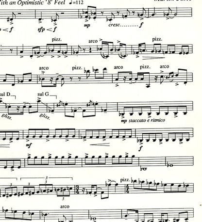 Yates, Martin: New York Night Music (string quartet) score and parts