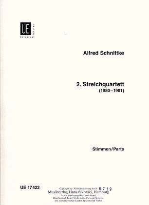 Schnittke, Alfred: String Quartet No. 2 (parts)