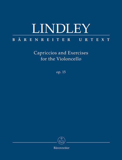 Lindley, Robert.: Capriccios and Exercises for the Violoncello op. 15 (cello) BARENREITER