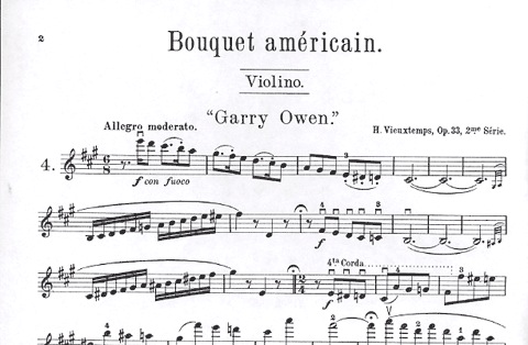 Vieuxtemps, Henri: Bouquet Americain Op.33 Bk.2 #4-6 (violin & piano)