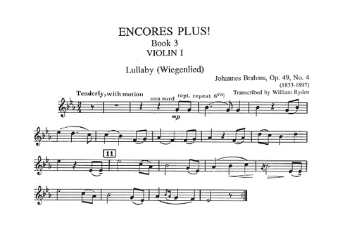 Ryden, William: Encores Plus! Book 3 (string quartet)