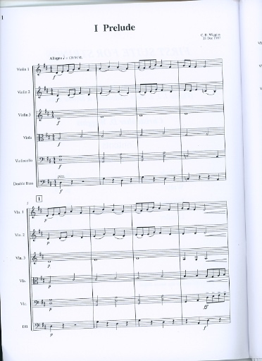 Wiggins, Christopher: First Suite For Strings for Elementary (3 violins, viola, cello, bass)