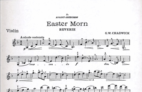 Chadwick: Easter Morn (violin & piano)