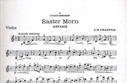 Chadwick: Easter Morn (violin & piano)