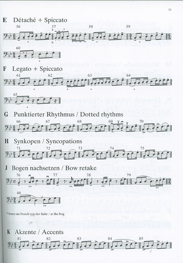 Trumpf, Klaus: Bowing Techniques for the Double Bass Vol.2