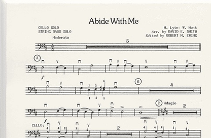 Smith, D.E.: Abide With Me (Cello & Piano)