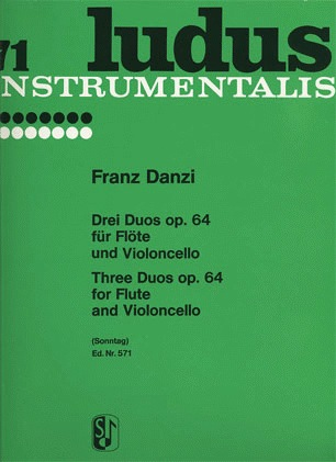 Danzi, Franz: Three Duos Op.64 (flute & cello)
