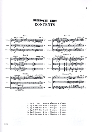 Beethoven, L. van: Trios & Serenade for Violin, Viola & Cello