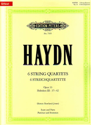 Haydn, F.J.: 6 String Quartets Op.20, Hoboken III: 31-36 (score and parts)