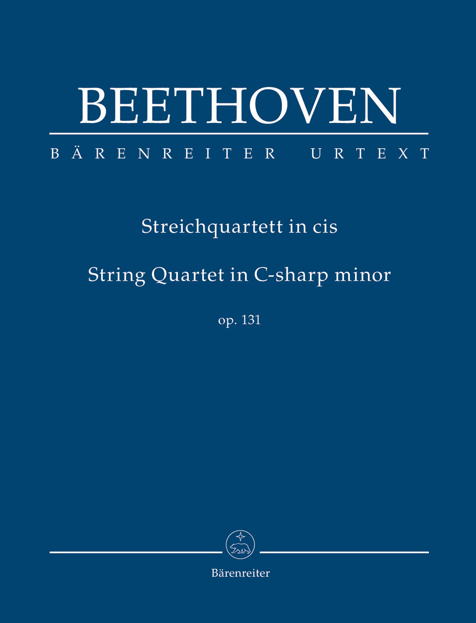 Beethoven (Del Mar): String Quartet, Op. 131, Urtext (study score) Barenreiter