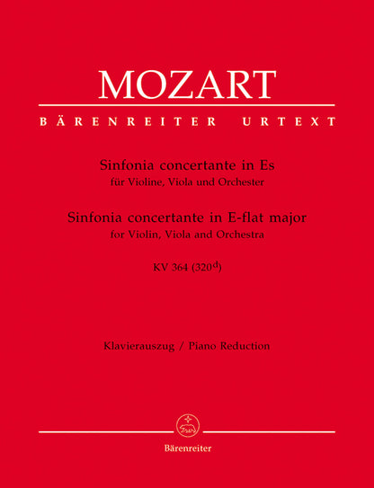 Mozart, W.A. (Mahling): Sinfonia Concertante in Eb Major, K.364 (violin, viola, and piano) Barenreiter Urtext