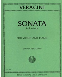 Veracini: Sonata in E minor (violin & piano) IMC