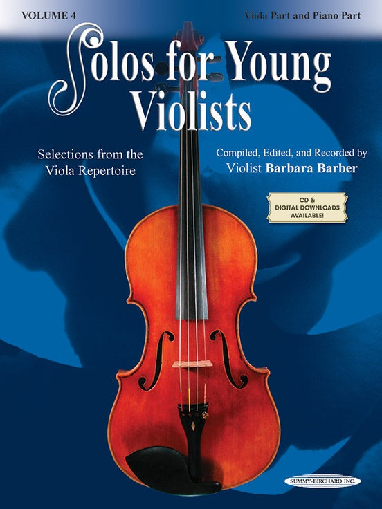 Barber, Barbara: Solos for Young Violists Volume 4 (viola & piano)