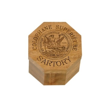 Sartory Rosin for violin viola cello in octagonal wood box