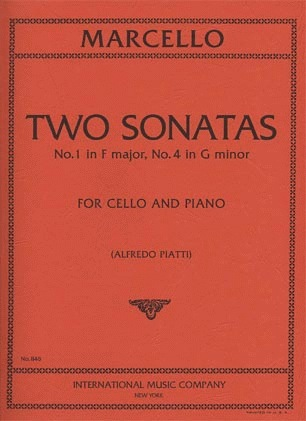 Marcello, Benedetto (Piatti): 2 Sonatas #1 in F & #4 in G