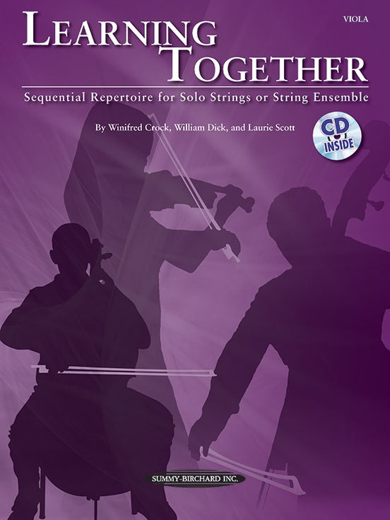 Crock, Dick, & Scott: Learning Together (viola)(CD) Alfred