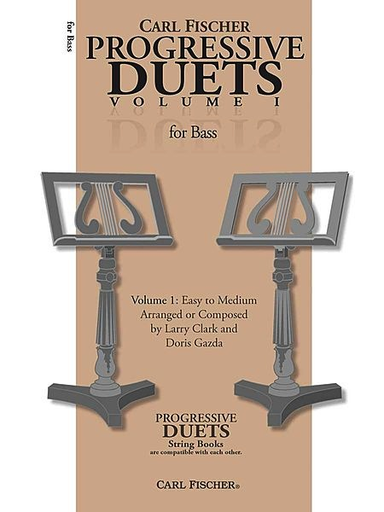 Clark, Larry & Doris Gazda: Progressive Duets, Vol.1 Easy to Medium (2 basses)