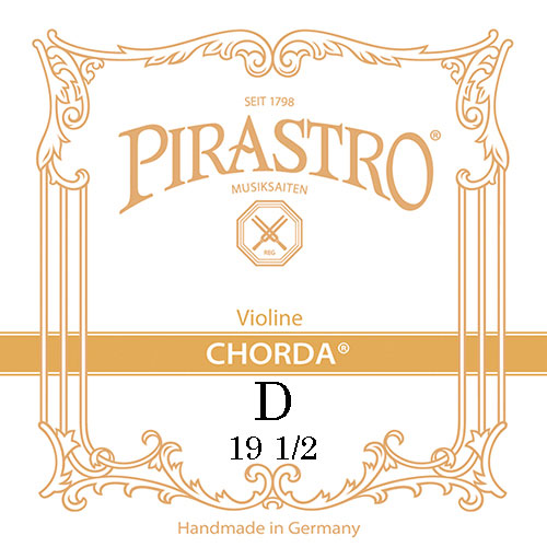 Pirastro CHORDA violin D string, gut, medium, 19-1/2
