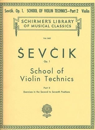 Sevcik (Mittell): School of Violin Technique, Op.1, Bk.2 (violin)