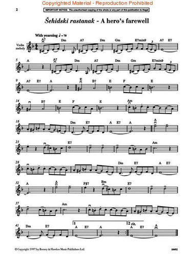 Jones and Velagic: Sevdah-Traditional Music from Bosnia (violin)