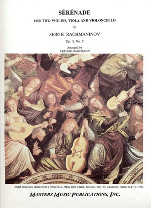 Rachmaninov, Sergei: Serenade Op.3 No.3 (string quartet) score and parts