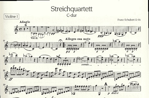 Schubert, F.: String Quartet D46 in C
