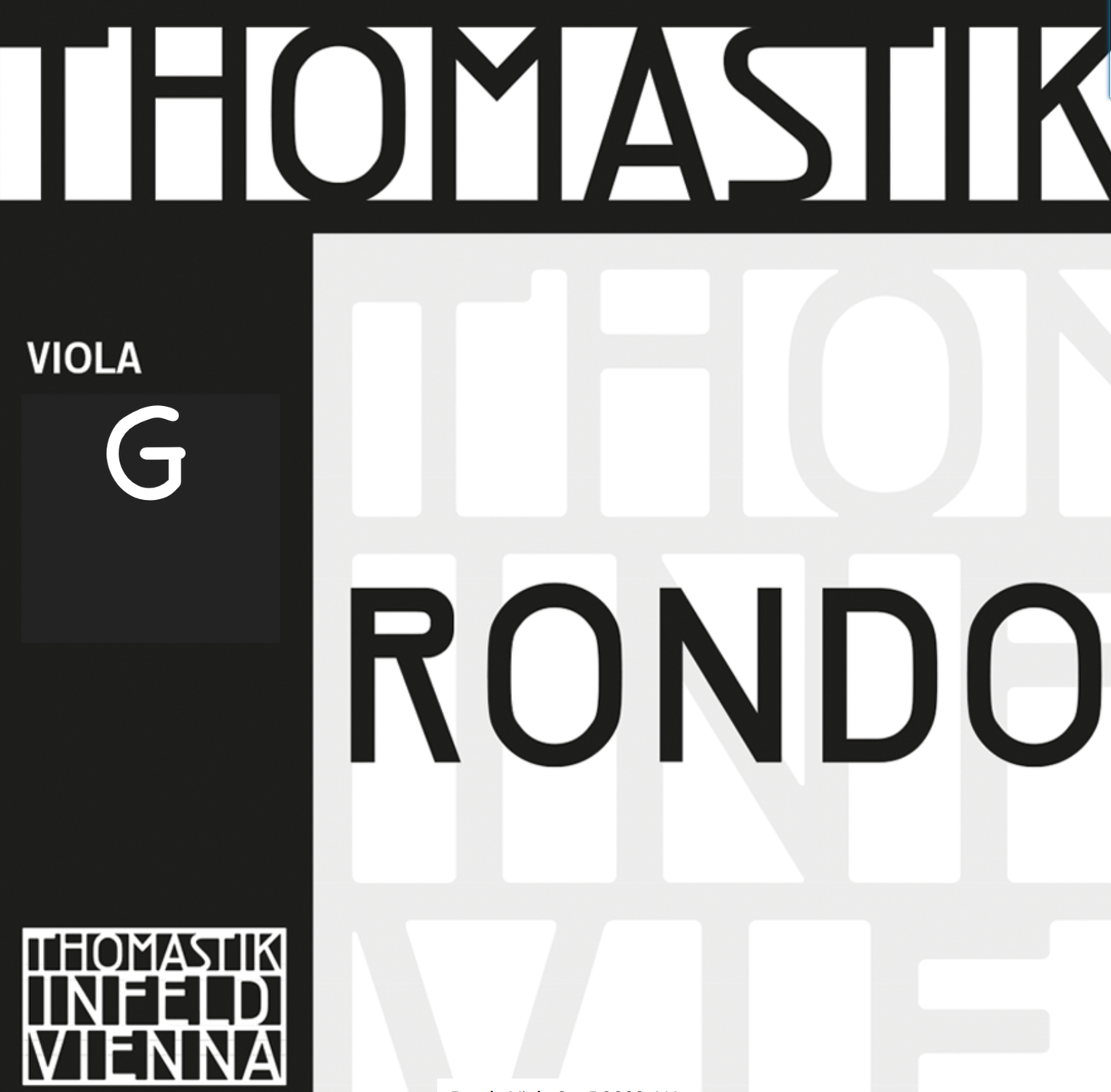 Rondo viola G string, chrome-wound, by Thomastik-Infeld, straight