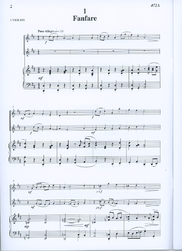 Wiggins, Christopher: Eight for a Start, Op.157A (2 violins & piano)
