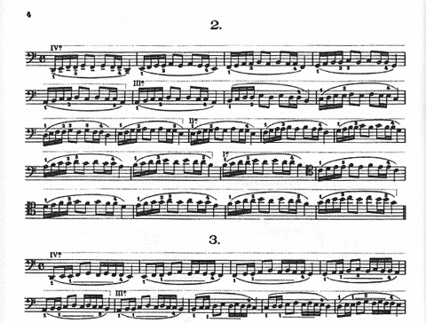 Sevcik, O.: Opus 8, Changes of Position & Preparatory Scale Studies (cello)