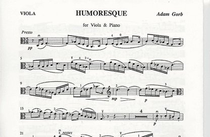 Gorb, Humoresque (viola/piano)