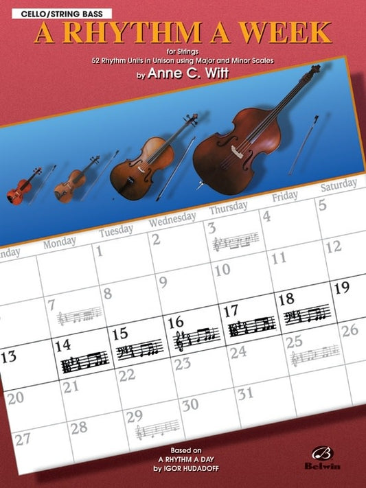 Witt, Anne: A Rhythm a Week (cello)