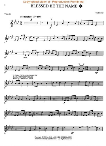 Pethel, Stan: Praise & Worship Hymn Solos (violin & CD)