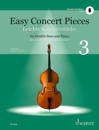Mohrs: Easy Concert Pieces – Volume 3 (double bass and piano) Schott