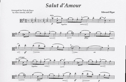Elgar, Edward: Salut d'Amour (viola & piano)