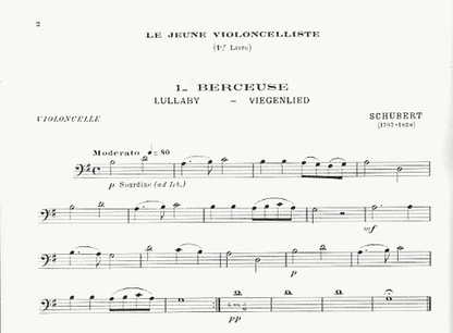 Feuillard, L.R.: The Young Violonellist 1A (cello, and piano)