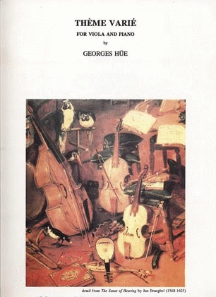 Hue, Georges: Theme Varie (viola & piano)