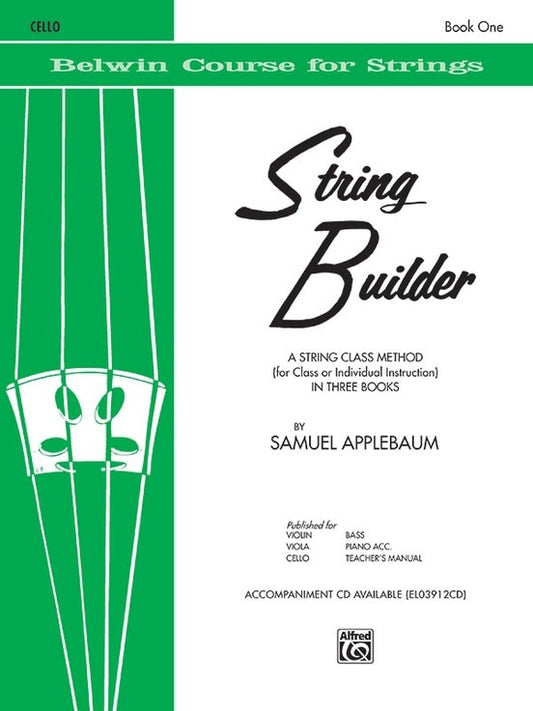 Applebaum: String Builder, Book 1 (cello) Belwin