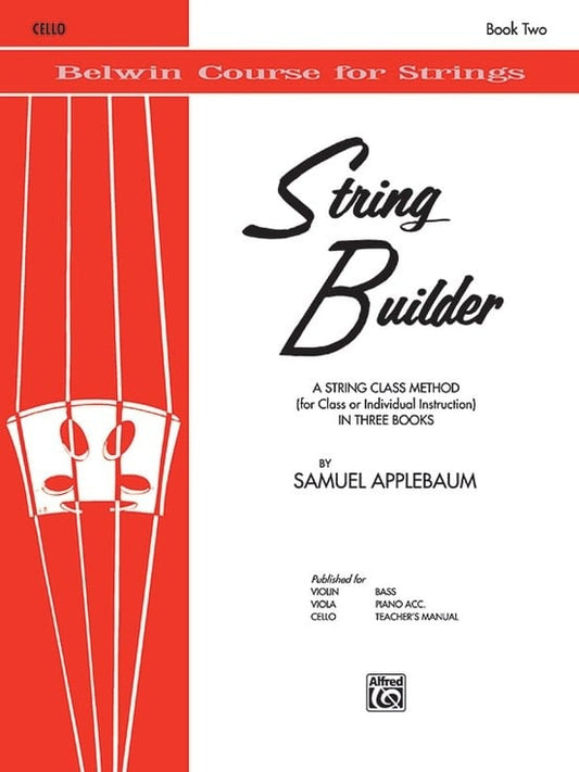 Applebaum: String Builder, Book 2 (cello) Belwin