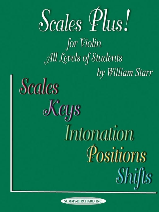 Starr, William: Scales Plus (violin) Summy Birchard