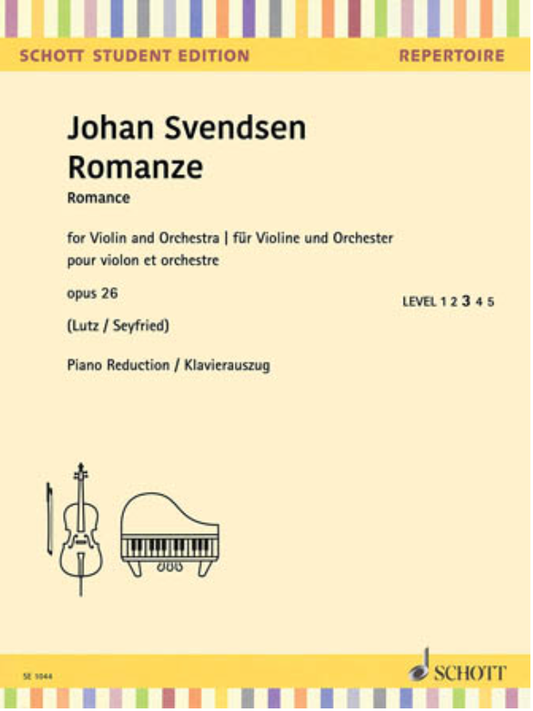 Svendsen: Romance, Op. 26 (violin & piano)