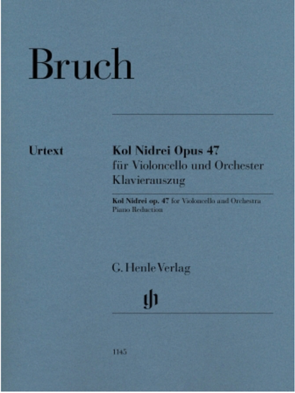 Bruch: Kol Nidrei, Op. 47 (cello & piano)