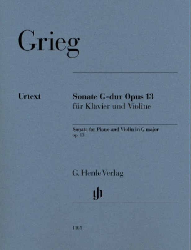 Grieg: Violin Sonata in G Major, Op. 13 (violin & piano) Henle
