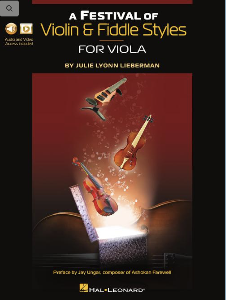 Lieberman: A Festival of Violin & Fiddle Styles for Viola (Book with Audio and Video Access)