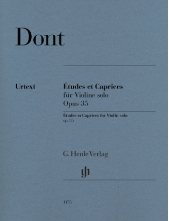 Dont: Etudes and Caprices for Violin Solo Op. 35 HENLE (violin, piano)