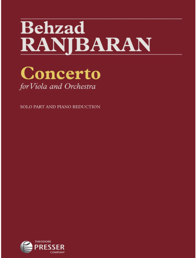 RANJBARAN: Concerto (viola, piano) PRESSER