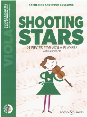 Colledge: Shooting Stars; 21 Pieces for Viola Players (viola, audio CD) BH