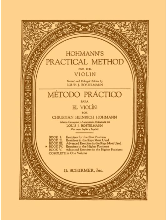 Hohmann, C.H.: Practical Violin Method Vol.4