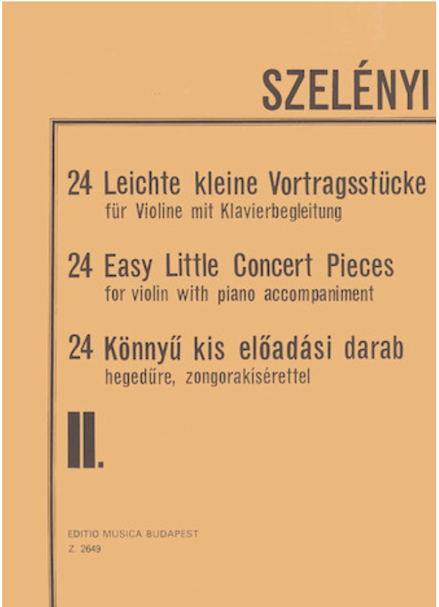 Szenenyi, Istvan: 24 Easy Little Concert Pieces Bk.2 (violin & piano)