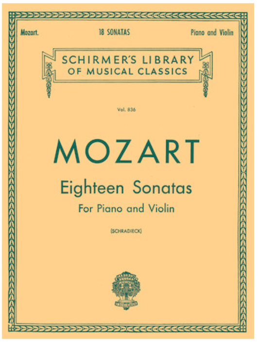 Mozart, W.A. (Schradieck): Eighteen Sonatas (Piano & Violin)